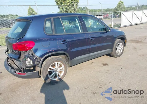 2014 Volkswagen Tiguan S z USA, uszkodzony, nr VIN WVGBV3AX8EW554992